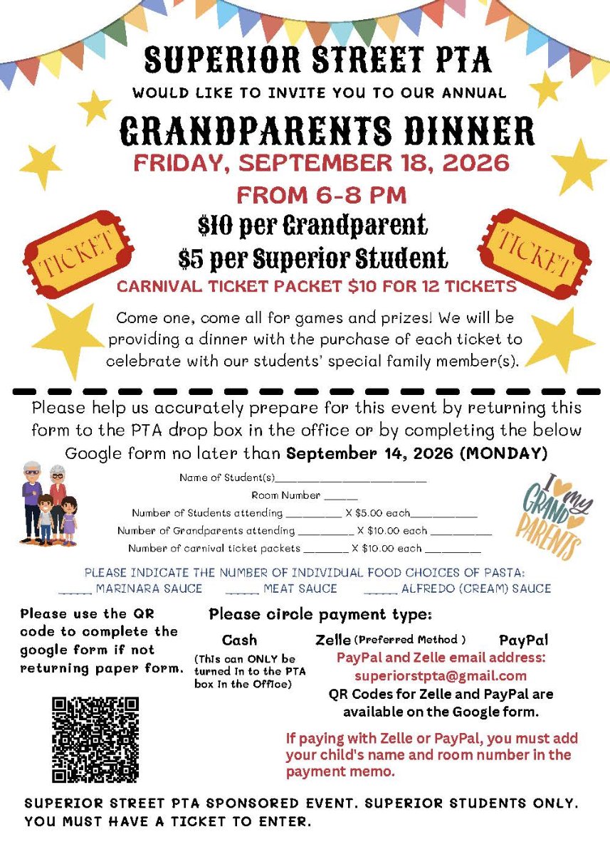 Grandparent's Dinner